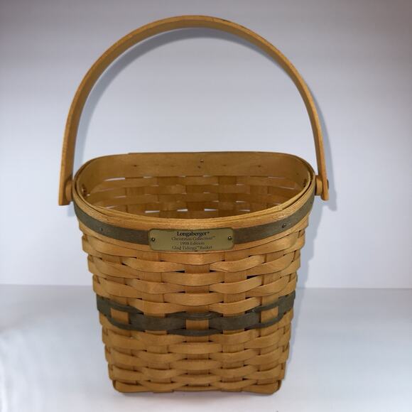 Longaberger 9" Hanging Basket Glad Tidings 1998 Christmas Collection Protector - Picture 6 of 6